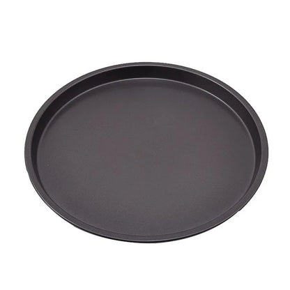 Non-Stick Pizza Baking Pan Tray – Round Carbon Steel Pizza Pan for Oven Baking | Durable Pizza Tray for Homemade Pizza, Cake & Bread