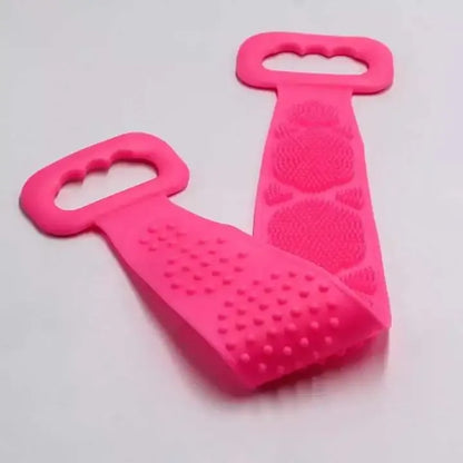 Silicone Back Scrubber Bath Belts – Double-Sided Exfoliating Body Scrubbers for Gentle, Deep Cleansing & Smooth Skin
